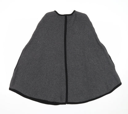 FOREVER 21 Womens Grey Jacket Poncho Size XS