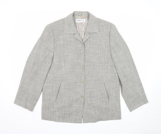 Womens UK Size 12 Bianca Grey Jacket