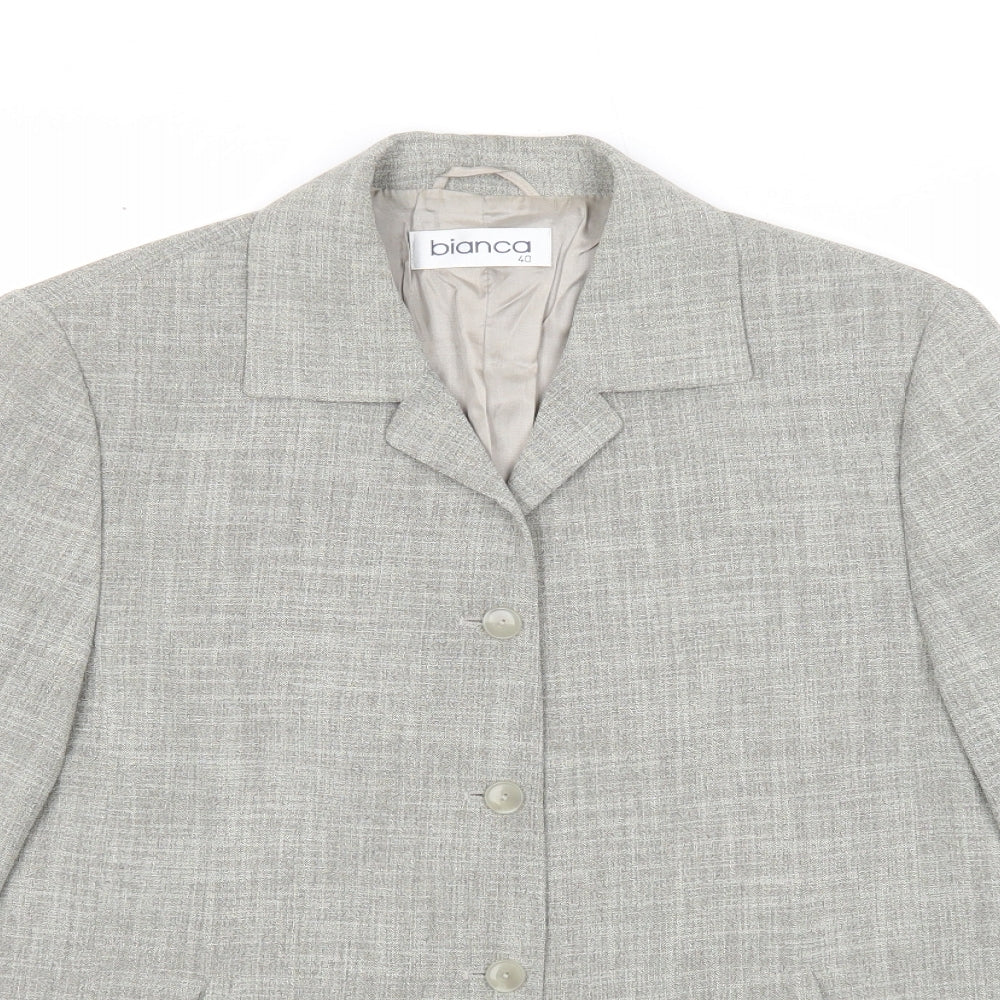 Womens UK Size 12 Bianca Grey Jacket