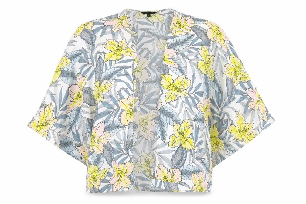 Womens UK Size 6 New Look Multicoloured Kimono Blouse