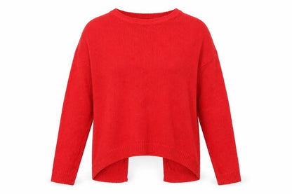 Womens UK Size M New Look Red Pullover Jumper