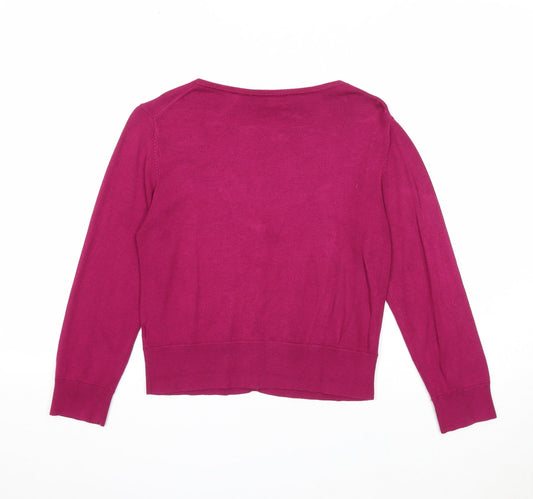 Womens UK Size S Great Plains Purple Cardigan Jumper