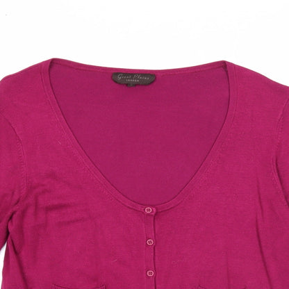 Womens UK Size S Great Plains Purple Cardigan Jumper