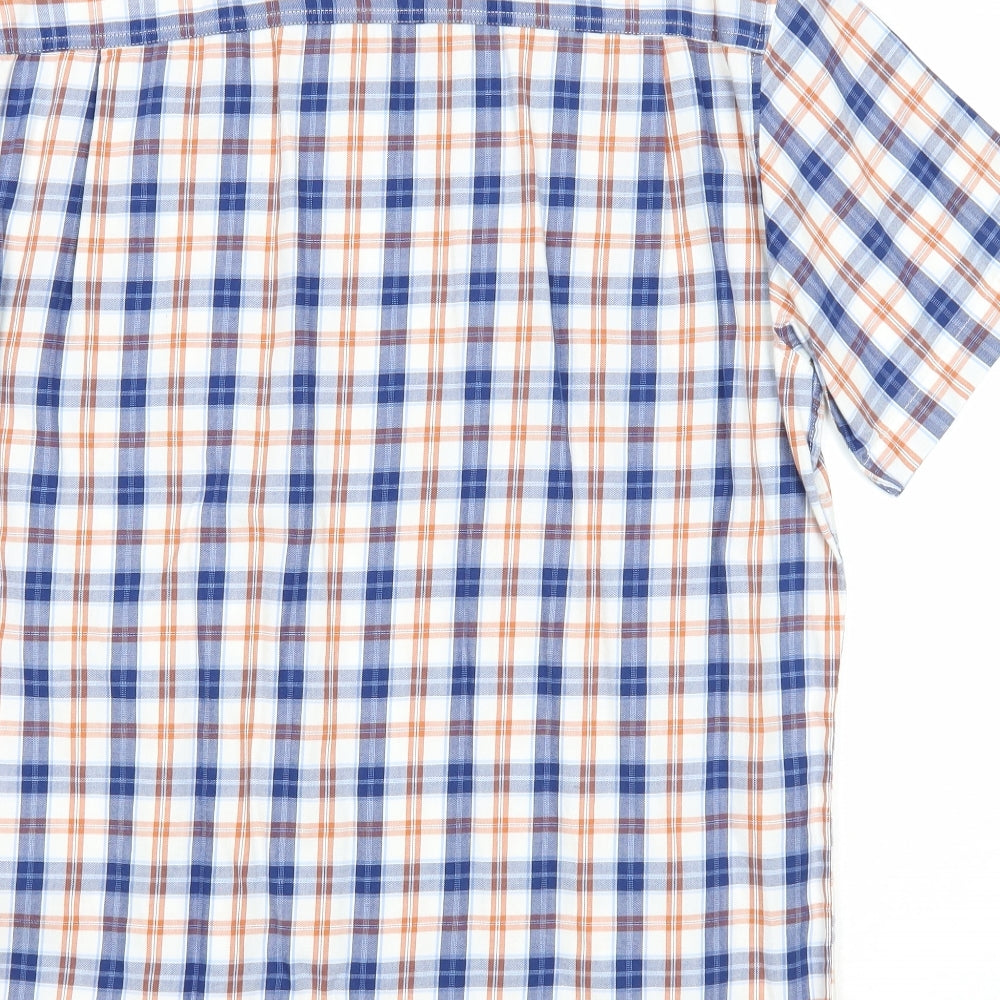 Mens UK Size M Lincoln Multicoloured  Button-Up Short Sleeve Casual Shirt