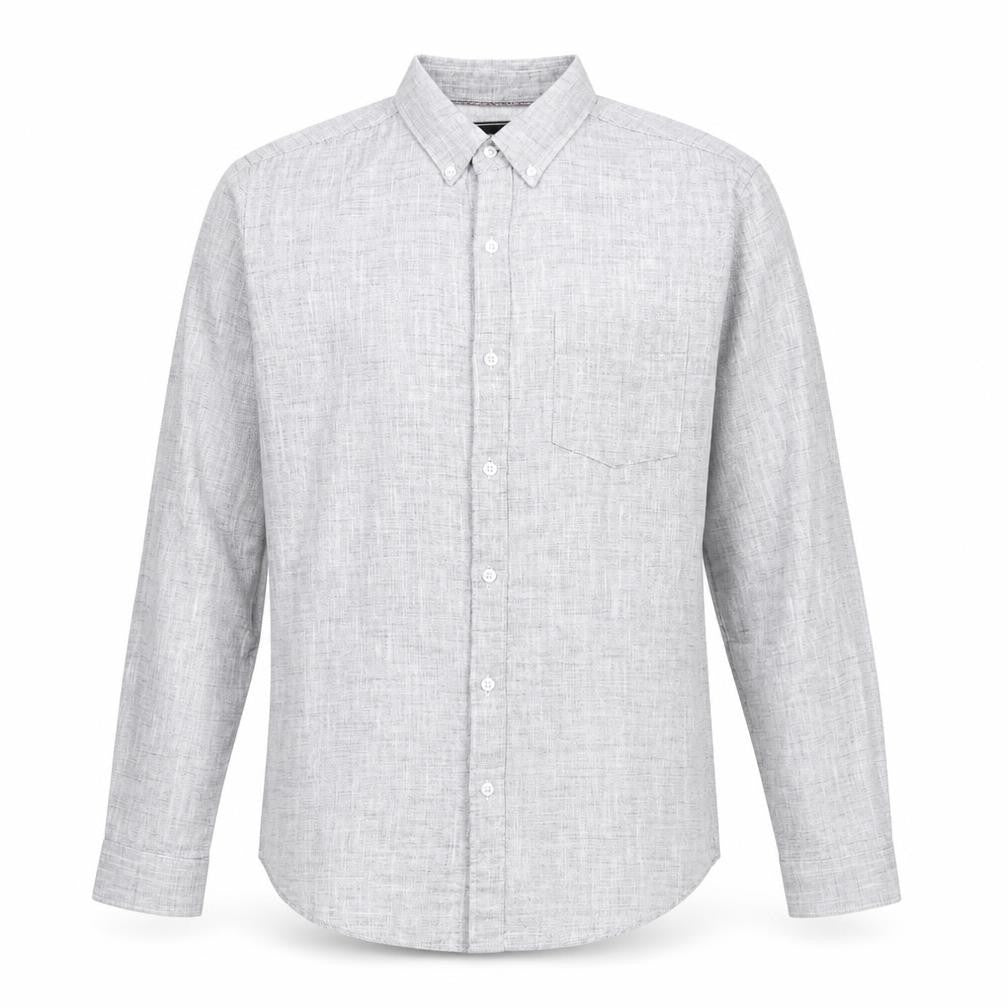 Mens UK Size M Red Herring Ivory  Button-Up Long Sleeve Casual Shirt