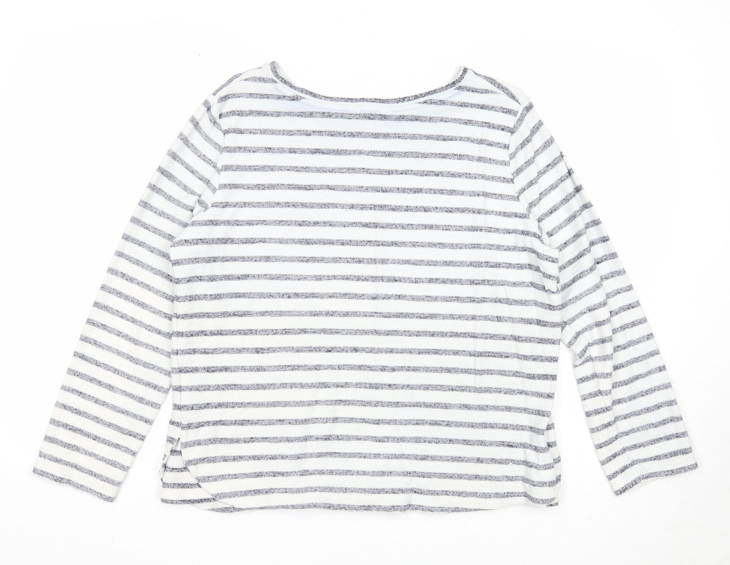 Womens UK Size 14 Falmer Heritage White Pullover Jumper