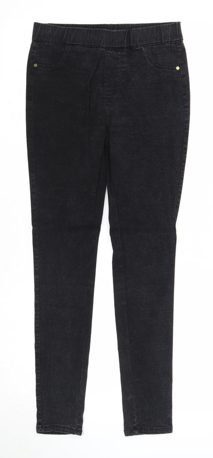 Damod Womens Black Cotton Skinny Jeans Size M Regular