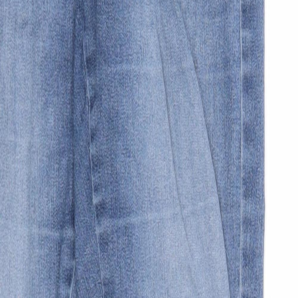 Only Womens Blue Cotton Skinny Jeans Size S Regular Zip