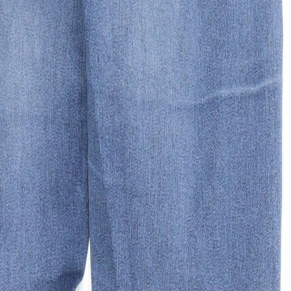 Only Womens Blue Cotton Skinny Jeans Size S Regular Zip