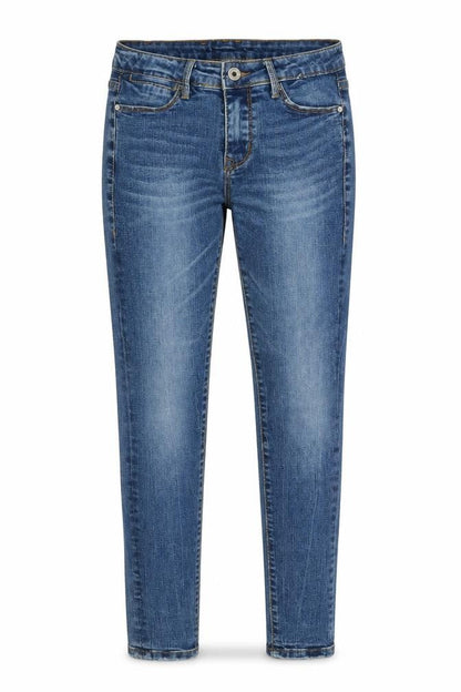 Womens UK Size XS Preworn Regular Fit Skinny Blue Jeans