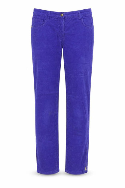 Womens UK Size 8 H&M Regular Fit  Blue Trousers