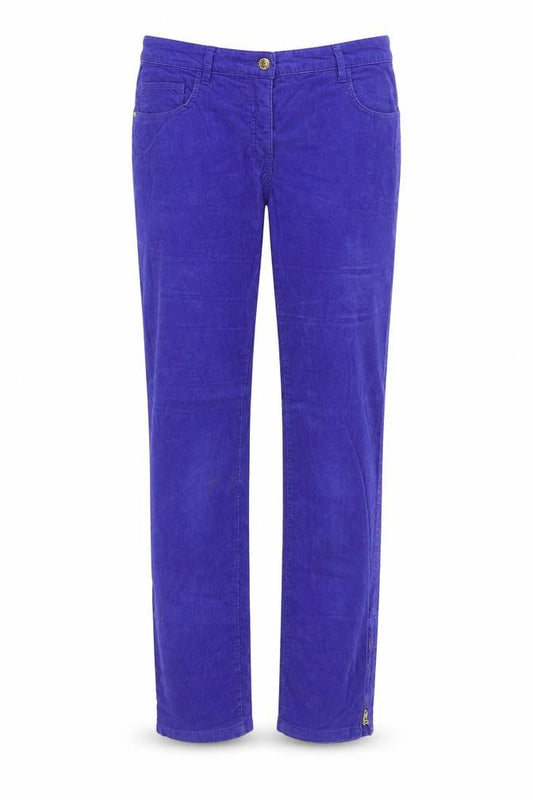 Womens UK Size 8 H&M Regular Fit  Blue Trousers