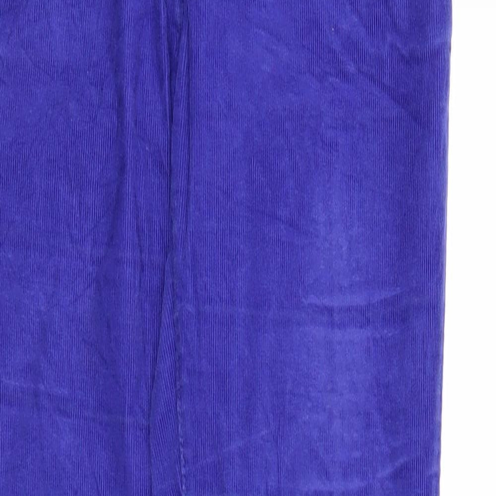 Womens UK Size 8 H&M Regular Fit  Blue Trousers