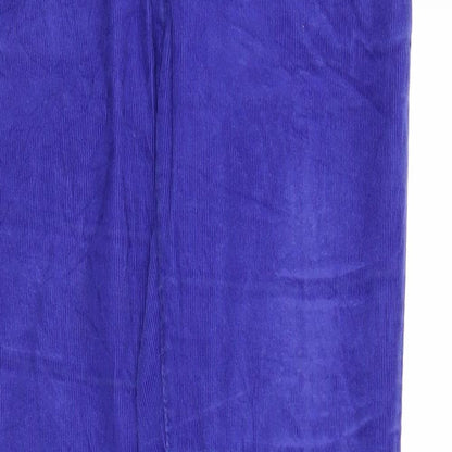 Womens UK Size 8 H&M Regular Fit  Blue Trousers