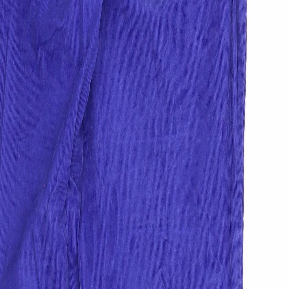 Womens UK Size 8 H&M Regular Fit  Blue Trousers