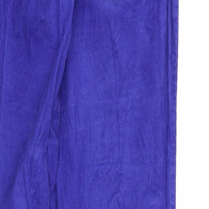 Womens UK Size 8 H&M Regular Fit  Blue Trousers