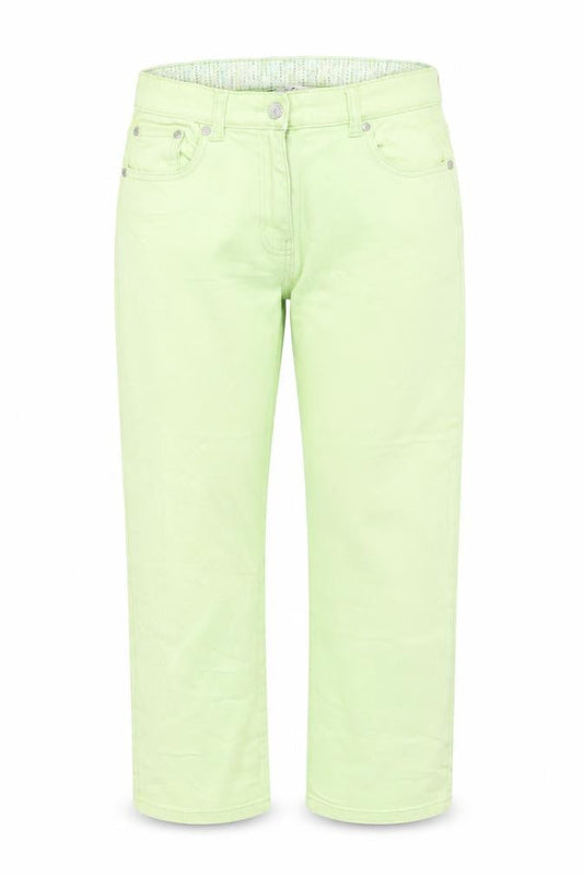 Womens UK Size 12 M&Co Regular Fit Straight Green Jeans