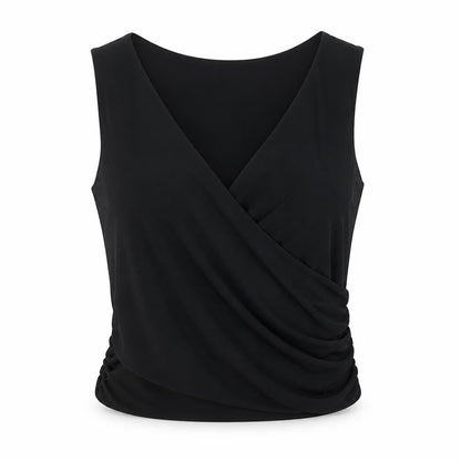 Womens UK Size 8 PRETTYLITTLETHING Black Basic Tank