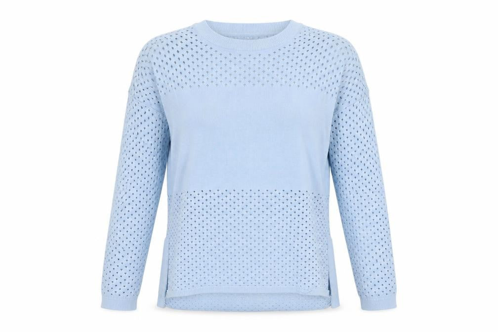 Womens UK Size 8 Topshop Blue Pullover Jumper