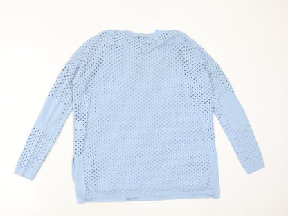 Womens UK Size 8 Topshop Blue Pullover Jumper