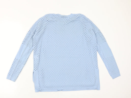 Womens UK Size 8 Topshop Blue Pullover Jumper