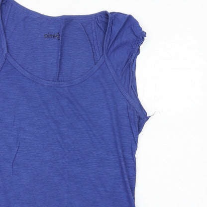 Womens UK Size L Pimkie Purple Basic T-Shirt