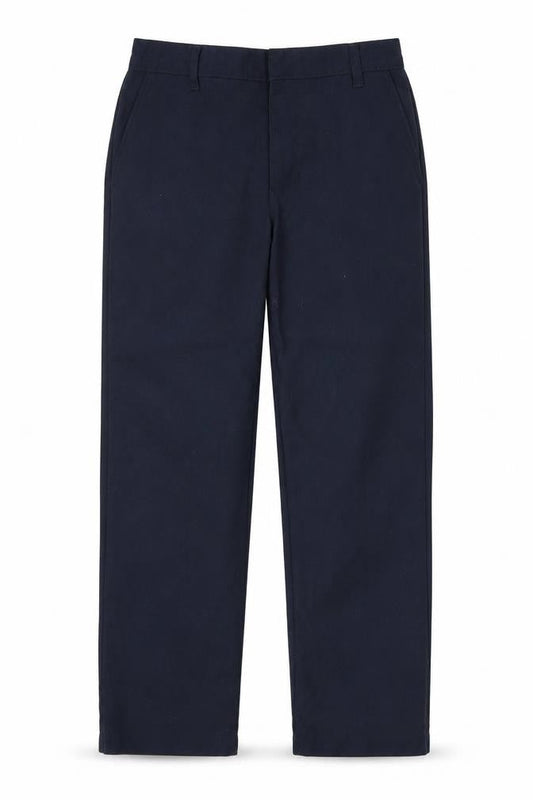 Marks and Spencer Boys Blue Viscose Dress Pants Trousers Size 8-9 Years Regular Zip