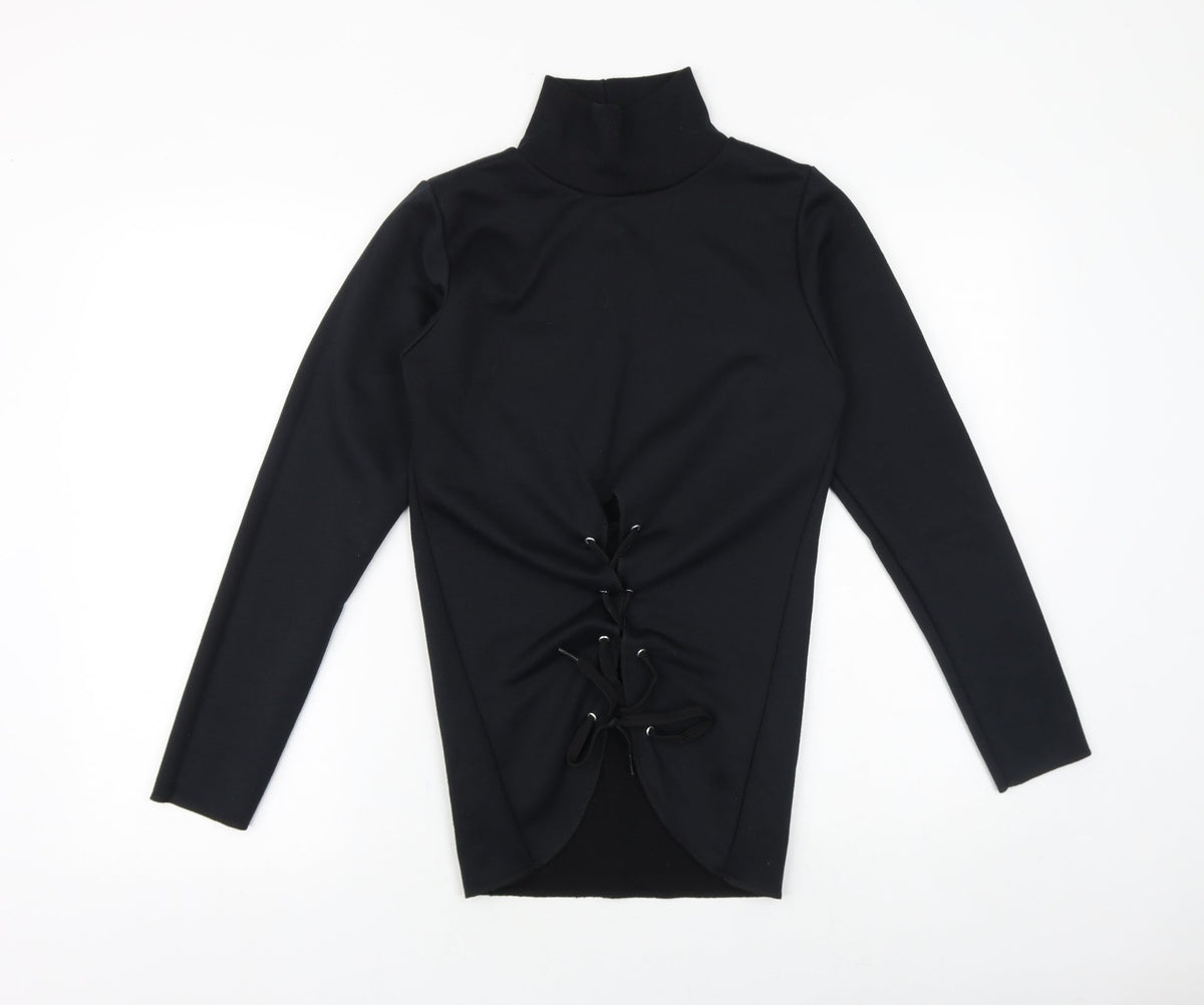 Womens UK Size 10 Look Of The Day Black Pullover Sweatshirt