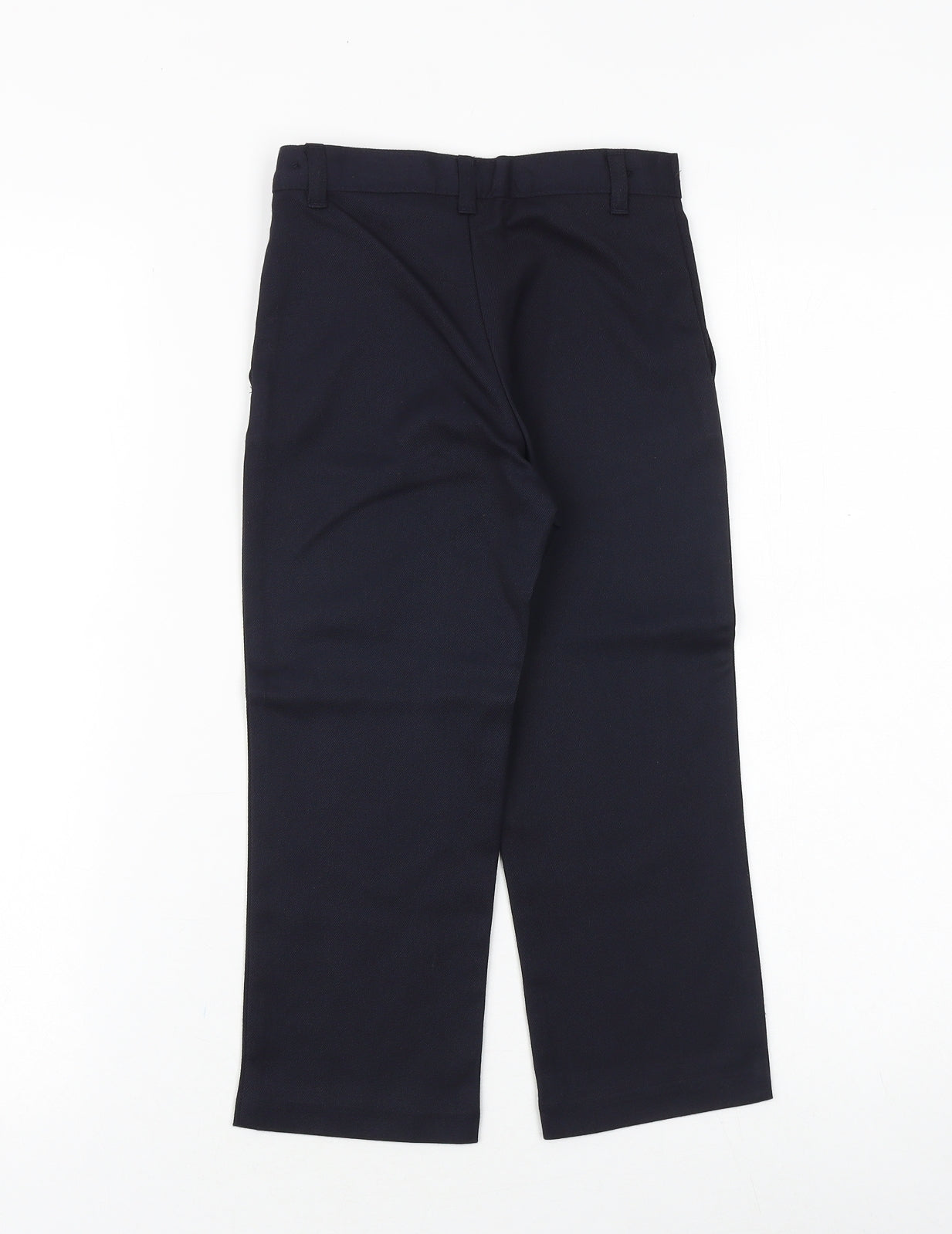 George Boys Blue Viscose Dress Pants Trousers Size 4-5 Years Regular Zip