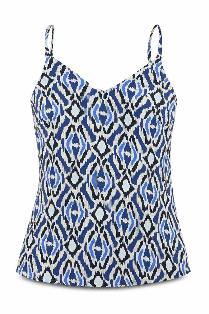 Womens UK Size 8 F&F Blue Camisole Tank