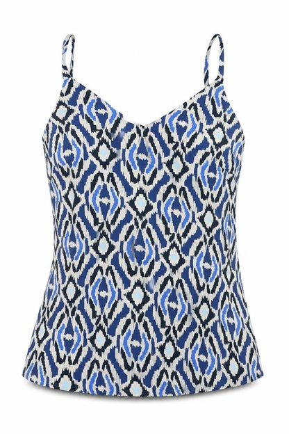 Womens UK Size 8 F&F Blue Camisole Tank