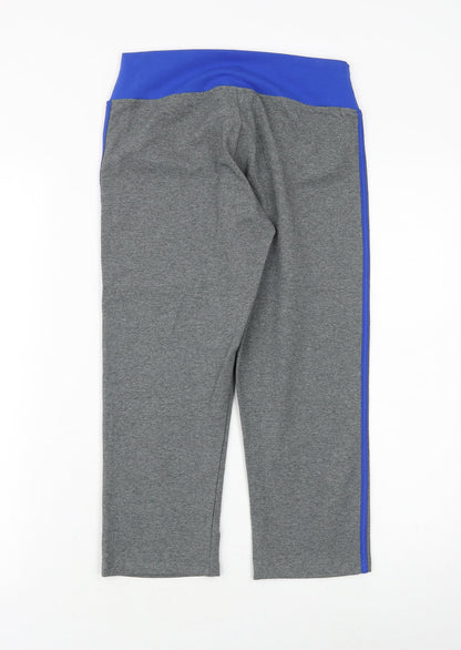 $How Girls Grey Cotton Jogger Trousers Size 13 Years Regular Pullover