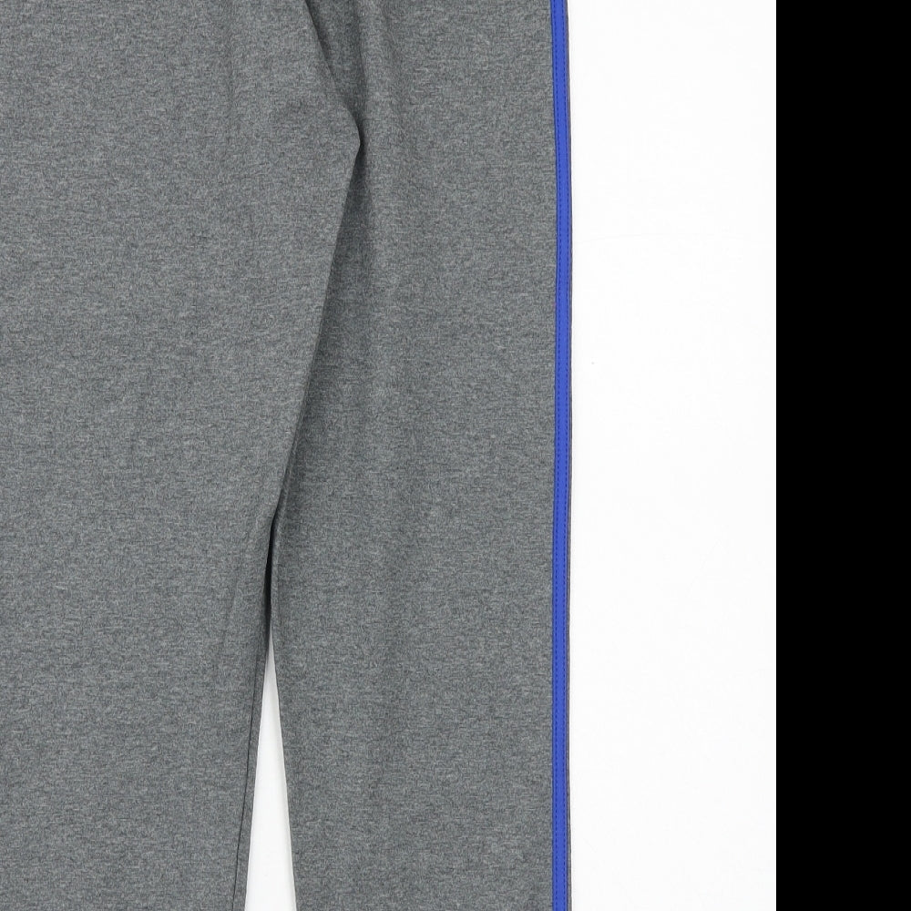 $How Girls Grey Cotton Jogger Trousers Size 13 Years Regular Pullover
