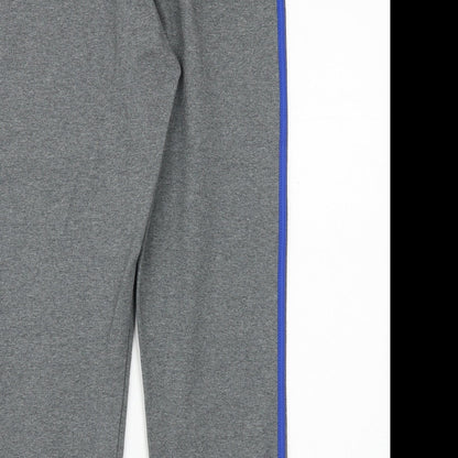 $How Girls Grey Cotton Jogger Trousers Size 13 Years Regular Pullover