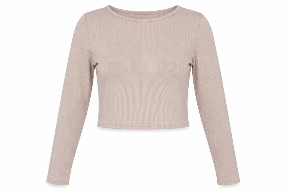 Womens UK Size M Nasty Gal Pink Cropped Blouse