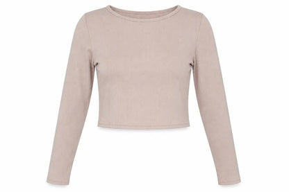 Womens UK Size M Nasty Gal Pink Cropped Blouse