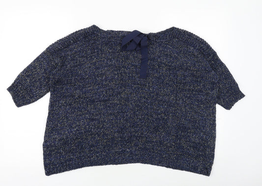 Womens UK Size 10 Phase Eight Blue Pullover Jumper