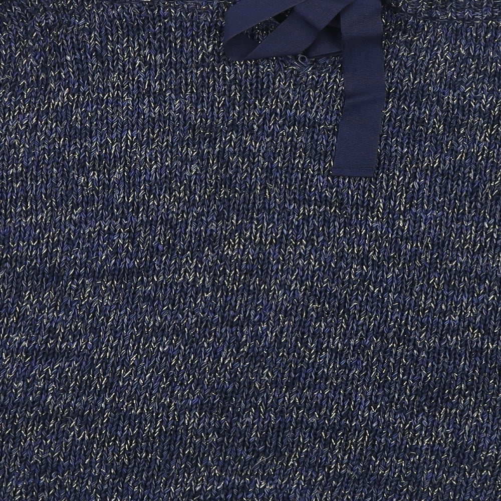 Womens UK Size 10 Phase Eight Blue Pullover Jumper