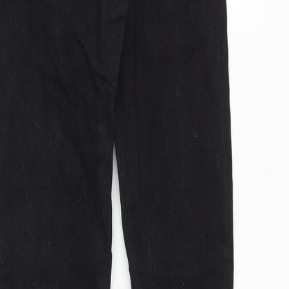 COLLUSION Mens Black Cotton Skinny Jeans Size 26 in Slim Zip