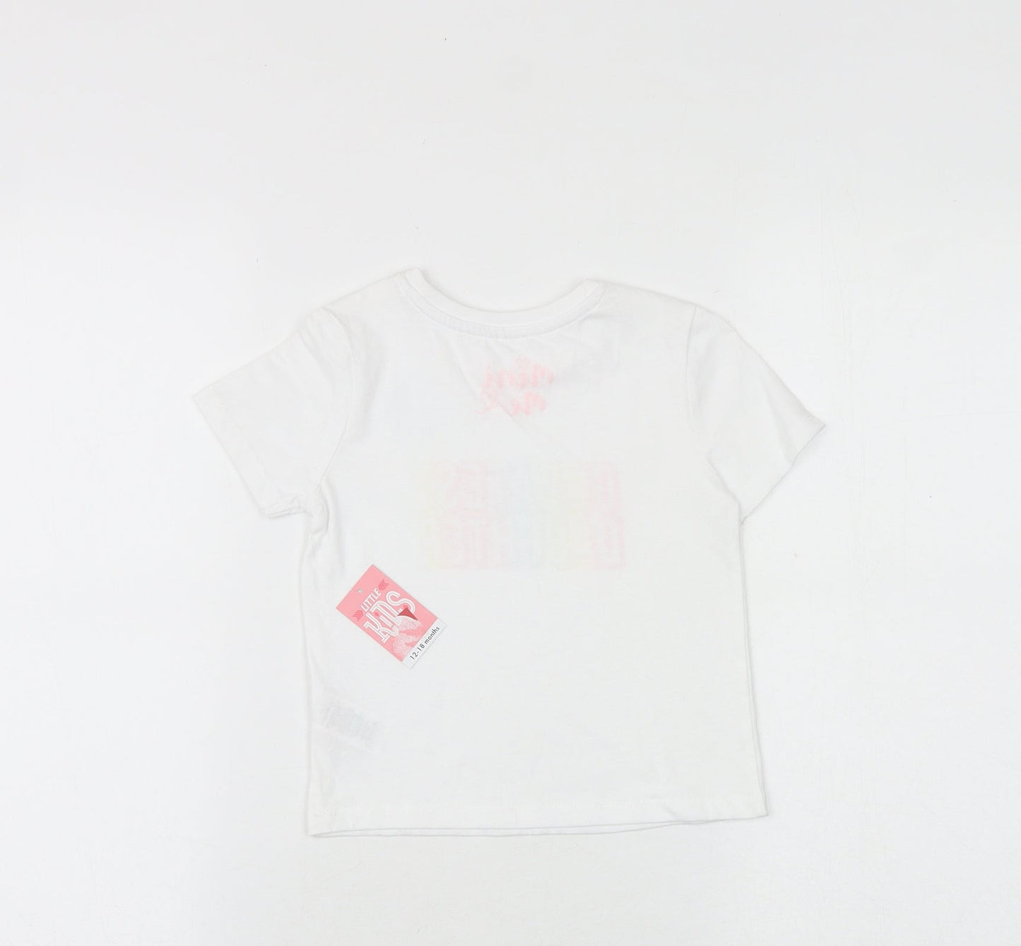 Mini Me Baby White 100% Cotton Pullover T-Shirt Size 12-18 Months Round Neck Pullover - Greatest Daughter