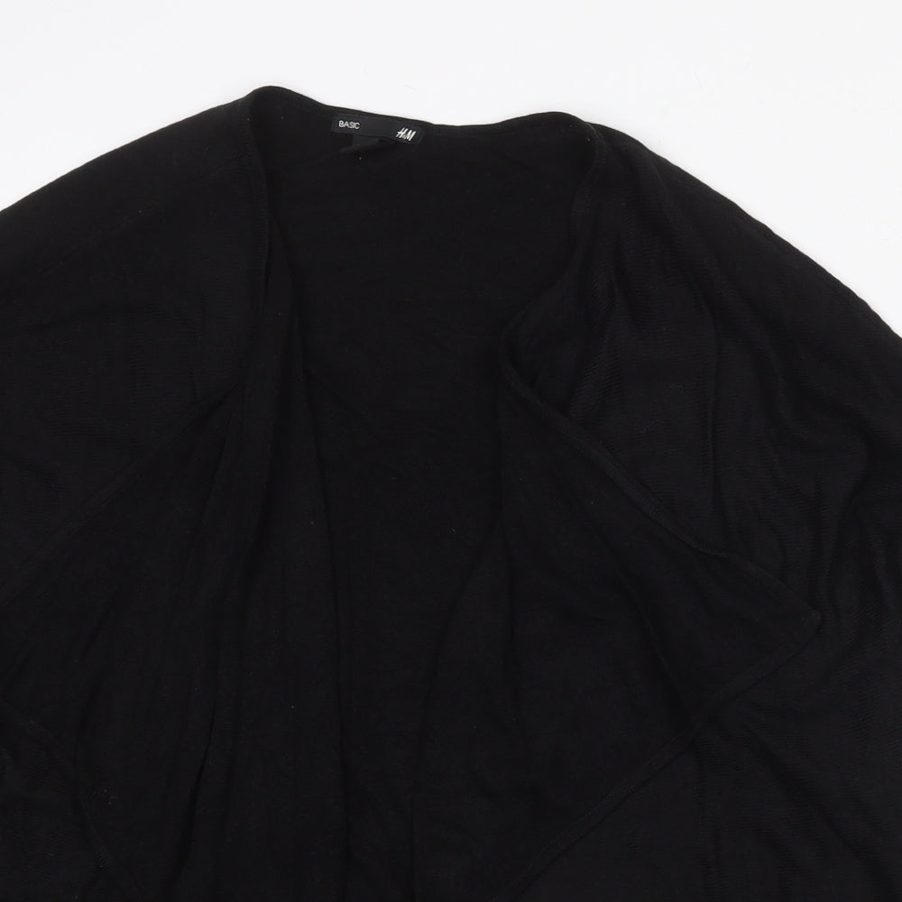Womens UK Size XS H&M Black Cardigan Jumper