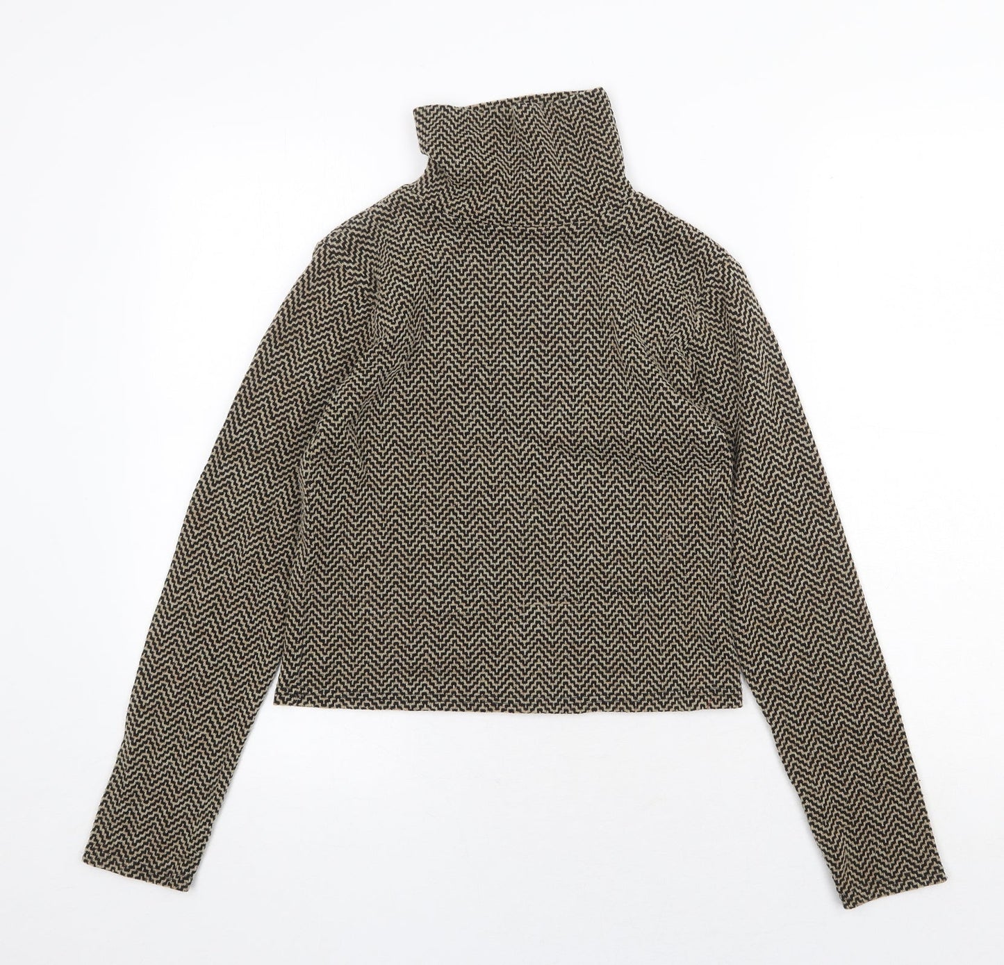 Womens UK Size XS Cooperative Gold Pullover Jumper