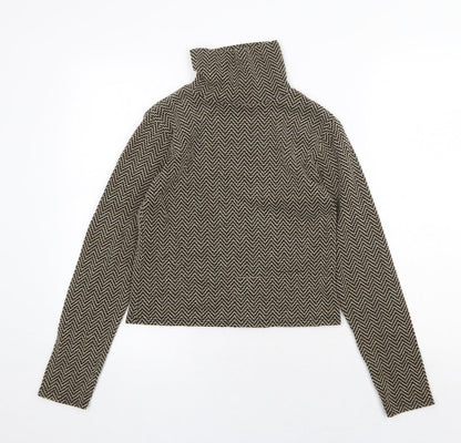 Womens UK Size XS Cooperative Gold Pullover Jumper