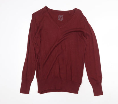 Womens UK Size S ESMARA Red Pullover Jumper