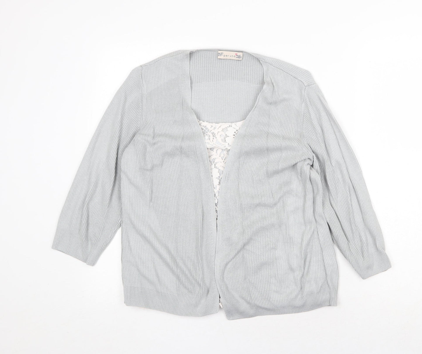 Womens UK Size 14 Marks and Spencer Grey Pullover Jumper