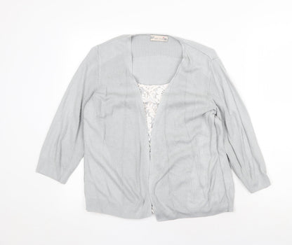 Womens UK Size 14 Marks and Spencer Grey Pullover Jumper