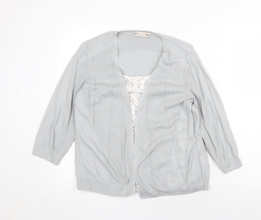 Womens UK Size 14 Marks and Spencer Grey Pullover Jumper