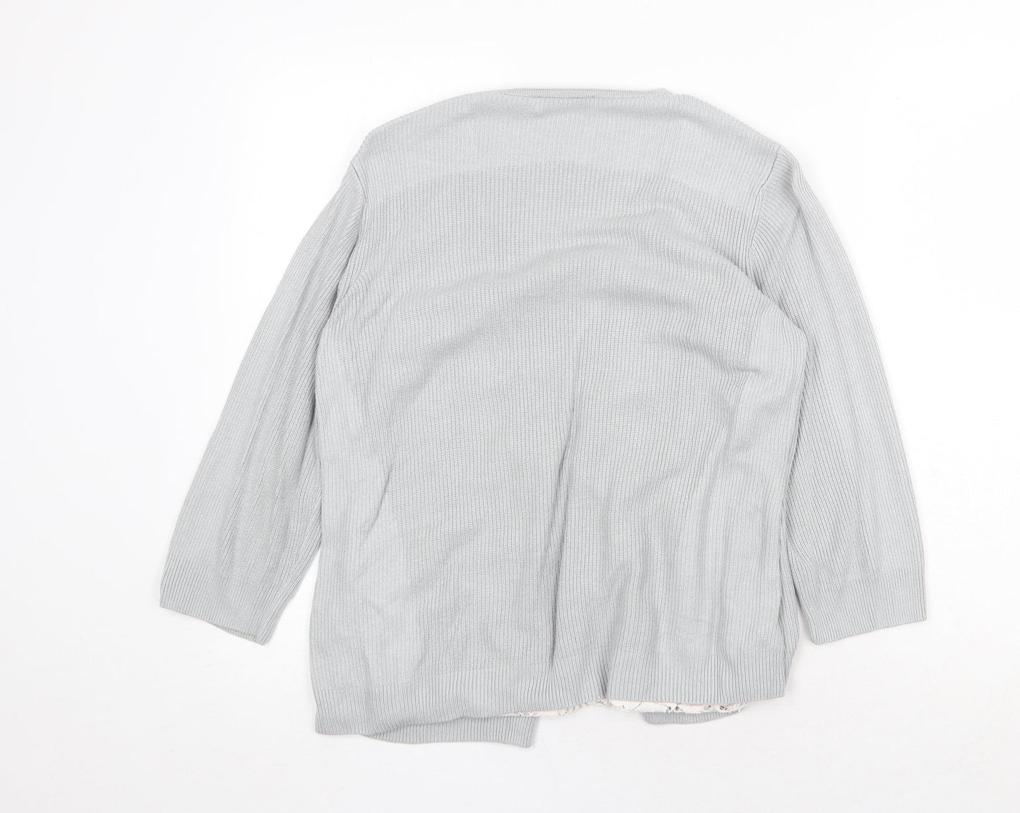 Womens UK Size 14 Marks and Spencer Grey Pullover Jumper