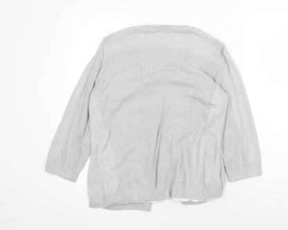Womens UK Size 14 Marks and Spencer Grey Pullover Jumper