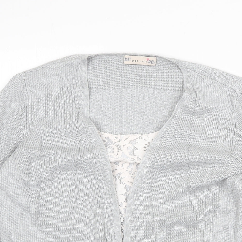 Womens UK Size 14 Marks and Spencer Grey Pullover Jumper